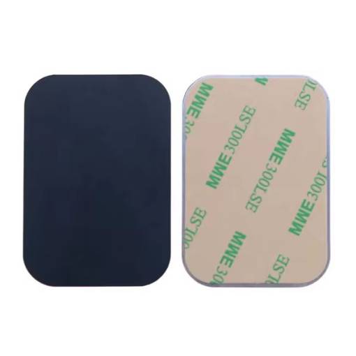 Foto - Nalepovací kovová podložka pro magnetické držáky - 45 × 35 mm