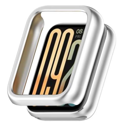 Foto - Ochranný rámeček pro Xiaomi Smart Band 10 Pro - Stříbrný