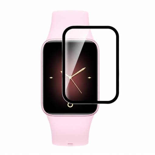 Foto - Ochranná fólie s černým rámačkem pro Xiaomi Smart Band 10 Pro