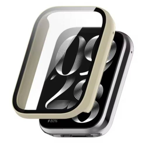 Foto - Ochranný kryt pro Xiaomi Smart Band 10 Pro - Béžový