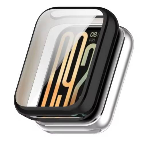 Foto - Silikonový kryt pro Xiaomi Smart Band 10 Pro - Černý