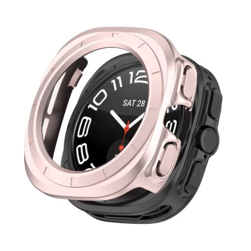 Foto - Ochranný rámeček pro Samsung Galaxy Watch Ultra2 47 mm - Růžový