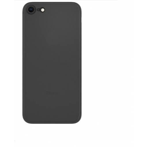 Foto - Silikonový kryt pro iPhone SE 2020 - černý