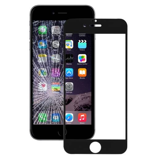 Foto - 3D tvrzené sklo pro iPhone 6/ 6S - Černá