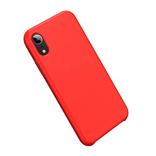 Foto - Liquid kryt Baseus na iPhone XR - Červená