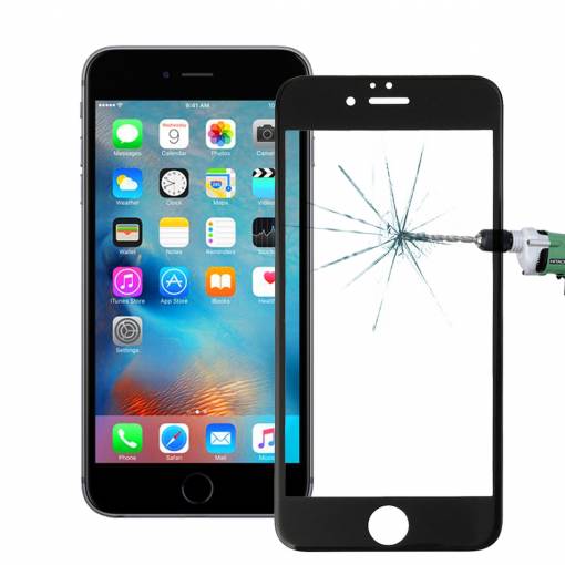 Foto - 3D tvrzené sklo pro iPhone 6 Plus/ 6S Plus - Černá