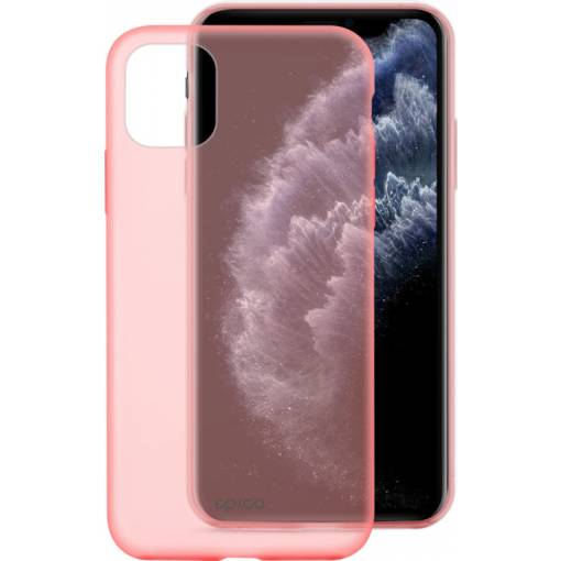Foto - Silikonový kryt na iPhone 11 Pro Max - Růžová transparentní