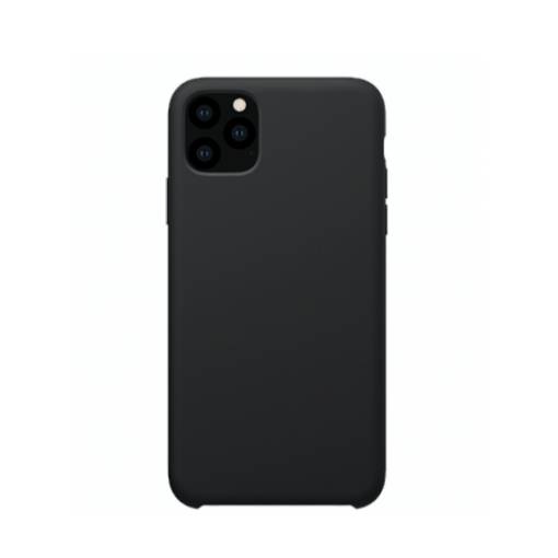 Foto - Silikonový liquid kryt na iPhone 11 Pro Max - Černá