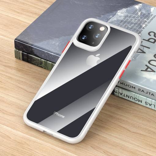 Foto - Rock Guard kryt s tvrzeným sklem na iPhone 11 Pro - Bílá