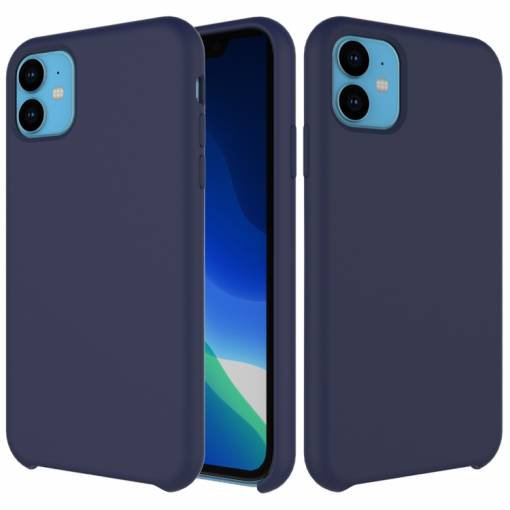 Foto - Liquid kryt na iPhone 11 - Tmavě modrá