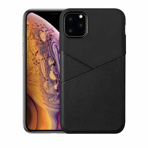 Foto - Tenký silikonový kryt Split na iPhone 11 Pro - Černá