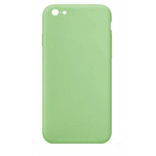 Foto - Silikonový kryt pro iPhone 6/6S - světle zelený