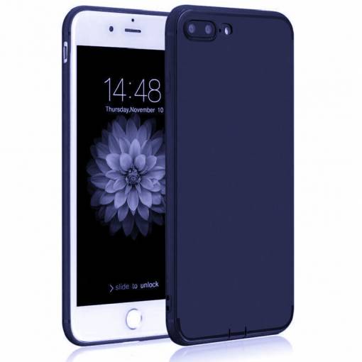 Foto - Silikonový kryt pro iPhone SE 2020/ 7/ 8 - tmavě modrý