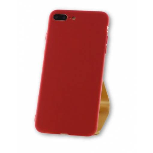 Foto - Silikonový kryt pro iPhone 8 Plus - červený