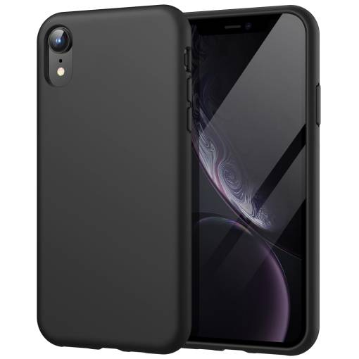 Foto - Silikonový kryt pro iPhone XR - Černý