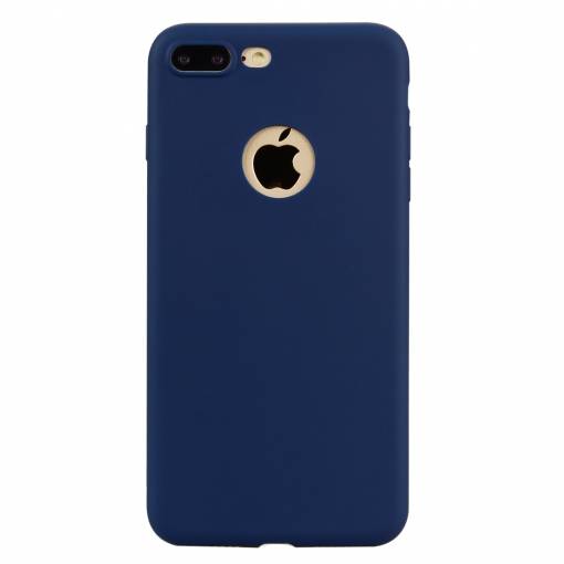 Foto - Obal s výřezem na logo na iPhone 7 Plus/ 8 Plus - Candy Blue
