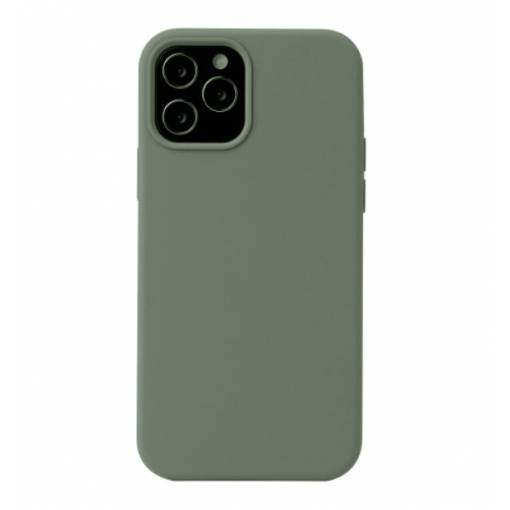Foto - Silikonový kryt pro iPhone 12 Pro tmavě zelený
