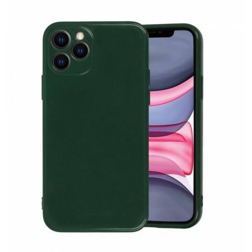 Foto - Silikonový kryt pro iPhone 12 Mini - Tmavě zelený