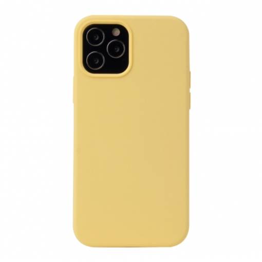 Foto - Silikonový kryt pro iPhone 12 Mini žlutý