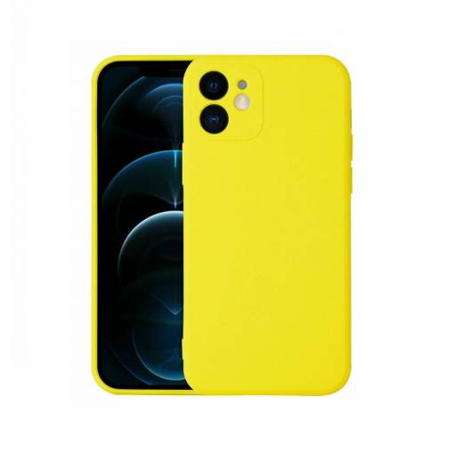 Foto - Silikonový kryt pro iPhone 11 - Žlutý
