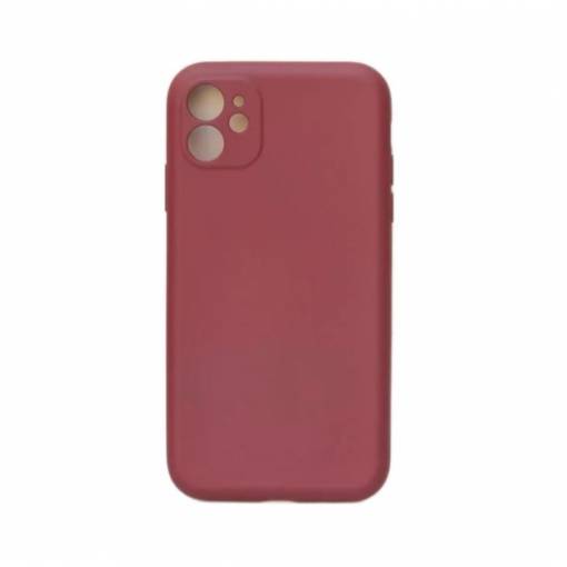 Foto - Silikonový kryt pro iPhone 12 Mini tmavě růžový