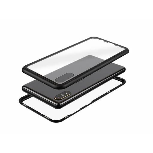 Foto - Magnetický kryt pro Xiaomi Redmi Note 8T - Černý