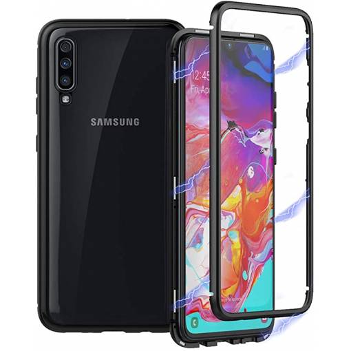 Foto - Magnetický kryt pro Samsung Galaxy A70 - Černý