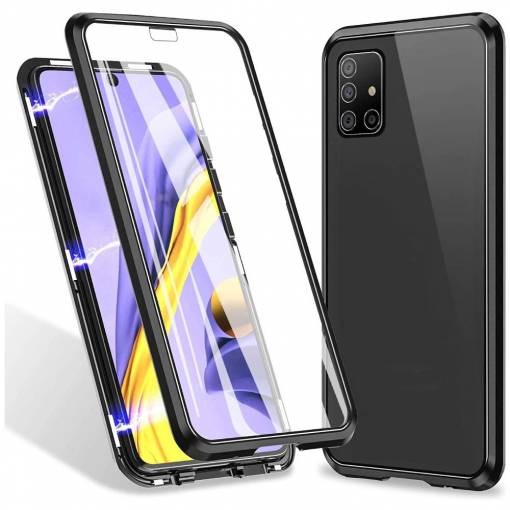 Foto - Magnetický kryt pro Samsung Galaxy A31 černý