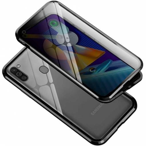 Foto - Magnetický kryt pro Samsung M11 - Černý