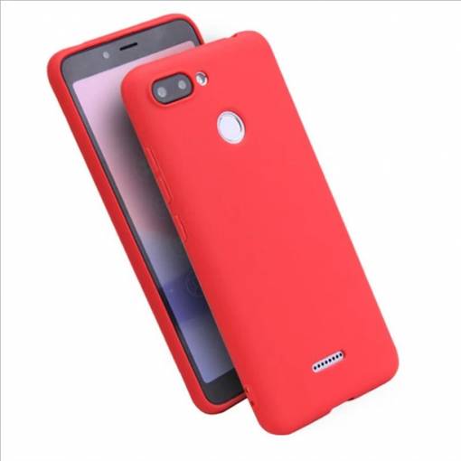 Foto - Silikonový kryt pro Xiaomi Redmi 6 - červený