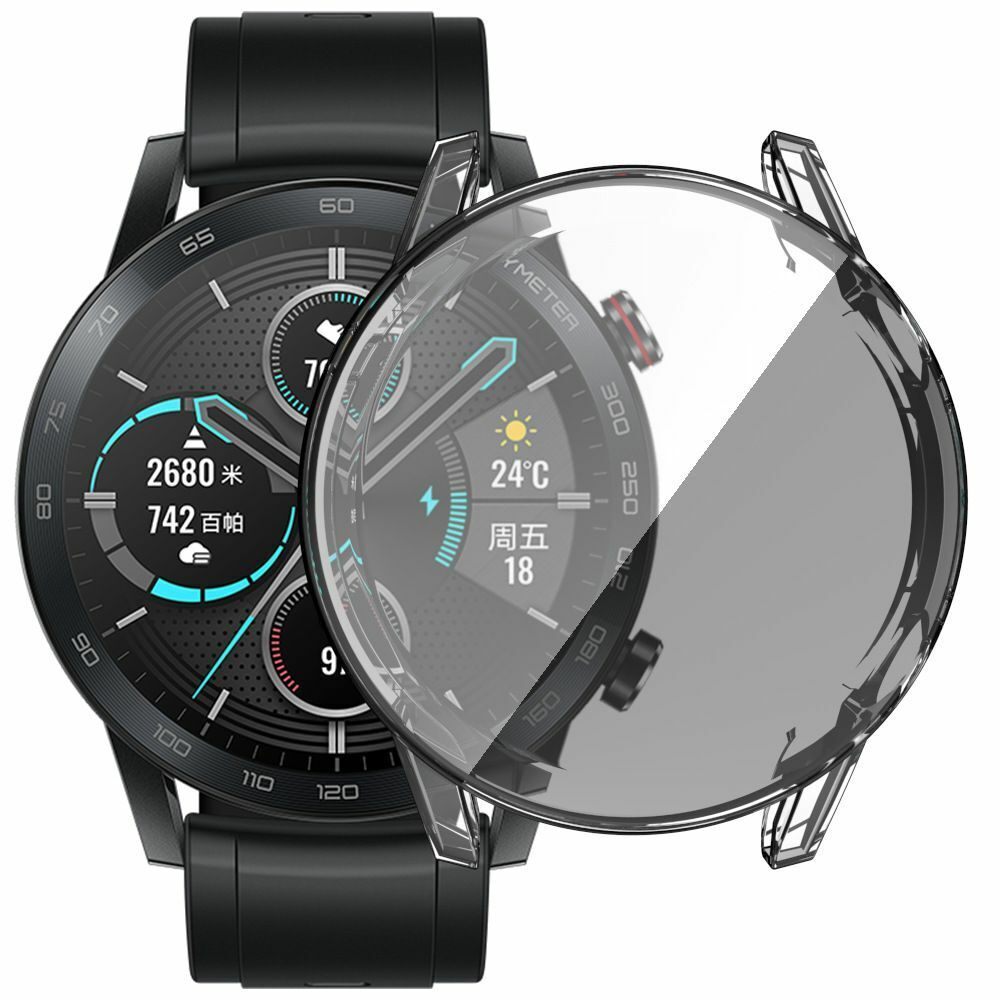 Silikonov kryt pro Honor Watch Magic 2 46mm Transparentn