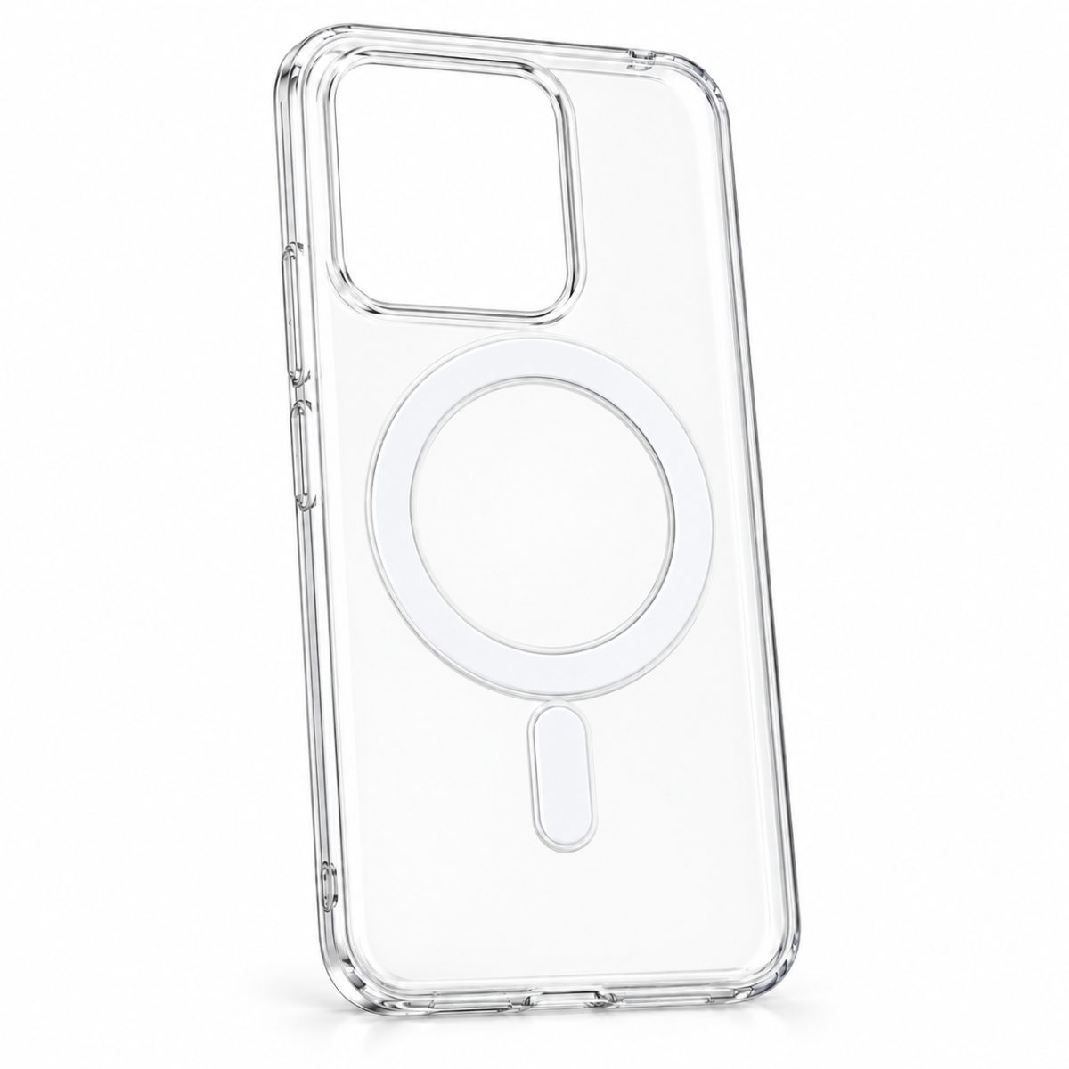 MagSafe silikonový kryt pro Xiaomi Redmi Note 13 4G - Průhledný