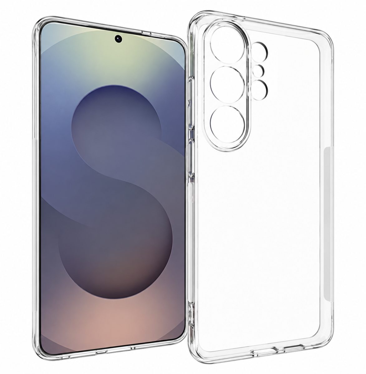 Silikonový kryt pro Samsung Galaxy S26 Ultra - Průhledný