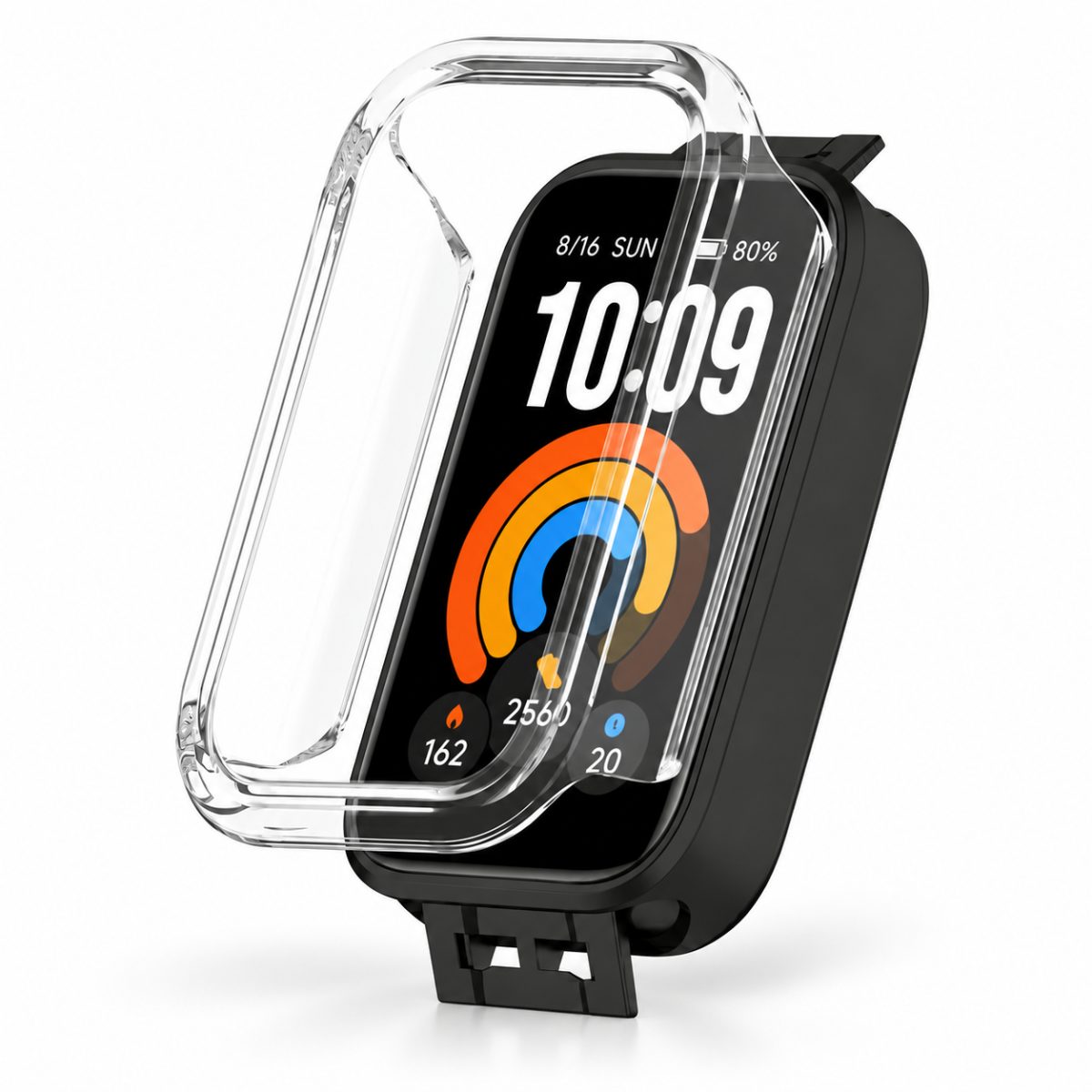 Ochranný rámeček pro Xiaomi Smart Band 11 Active - Transparentní