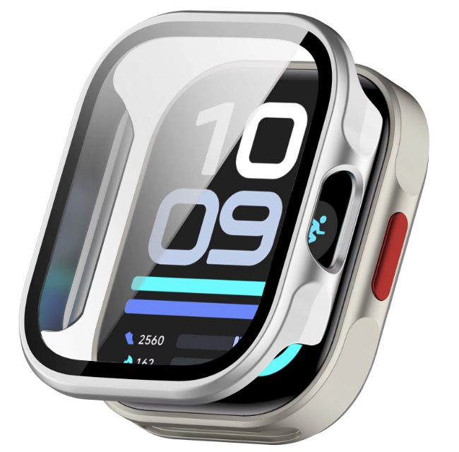 Ochranný kryt pro Xiaomi Redmi Watch 6 Lite - Stříbrný
