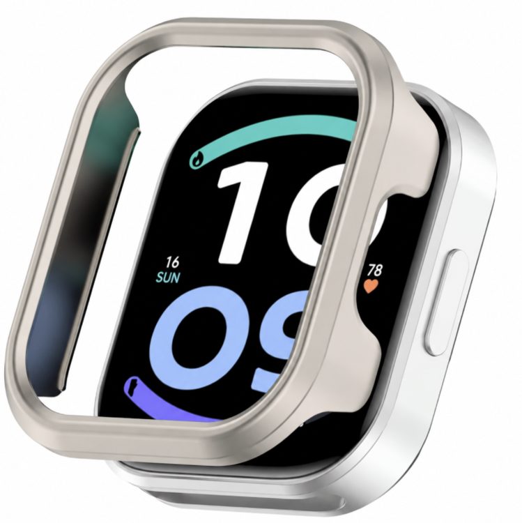 Ochranný rámeček pro Xiaomi Redmi Watch 6 Active - Titanově stříbrný