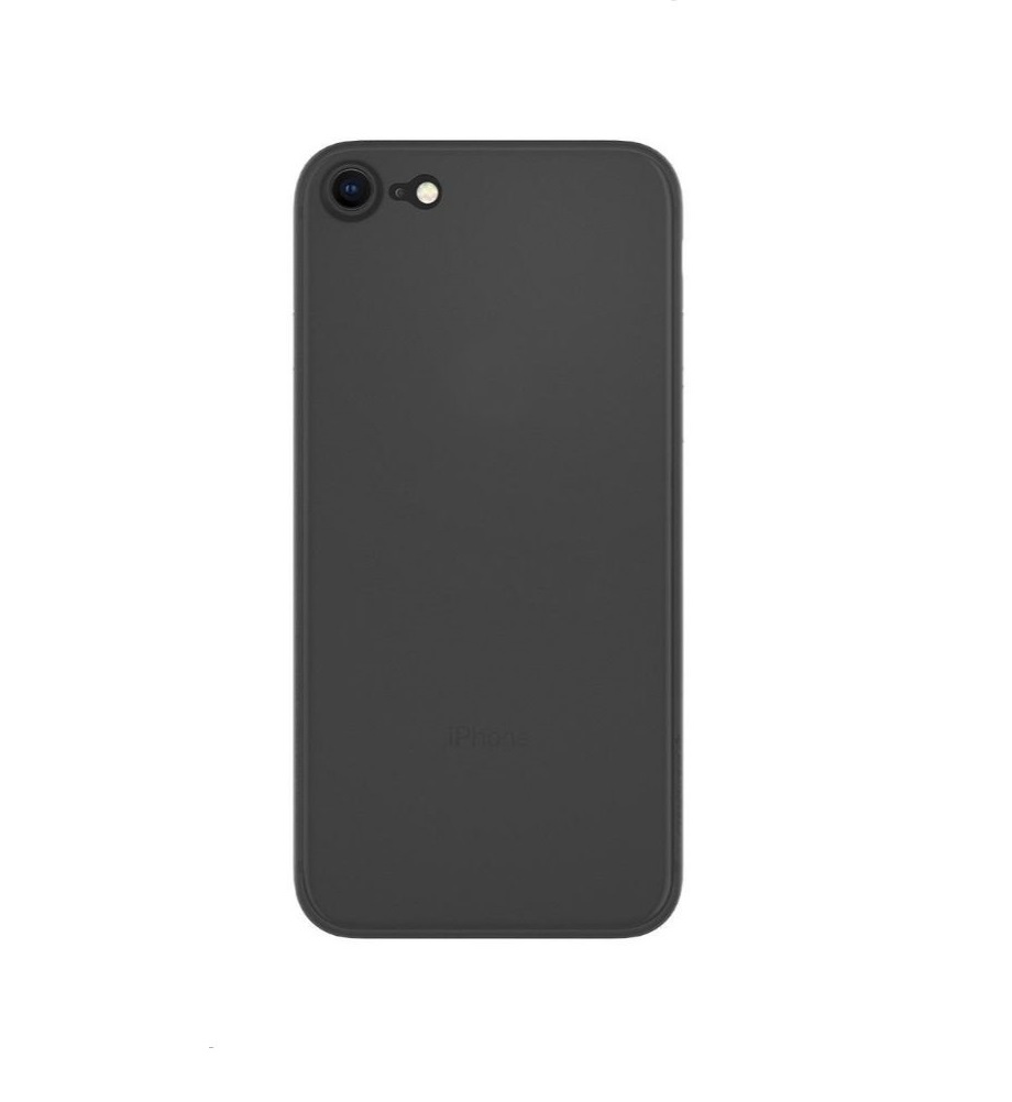 Silikonový kryt na iPhone SE 2020, SE 2022, 7 a 8 - Černý