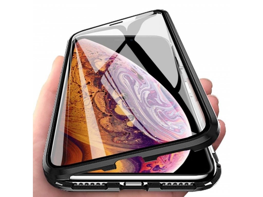 Magnetický kryt pro iPhone 11 - Černá