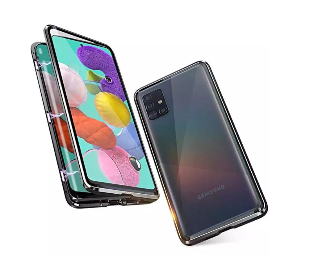 Magnetický kryt pro Samsung Galaxy A51 - Černý