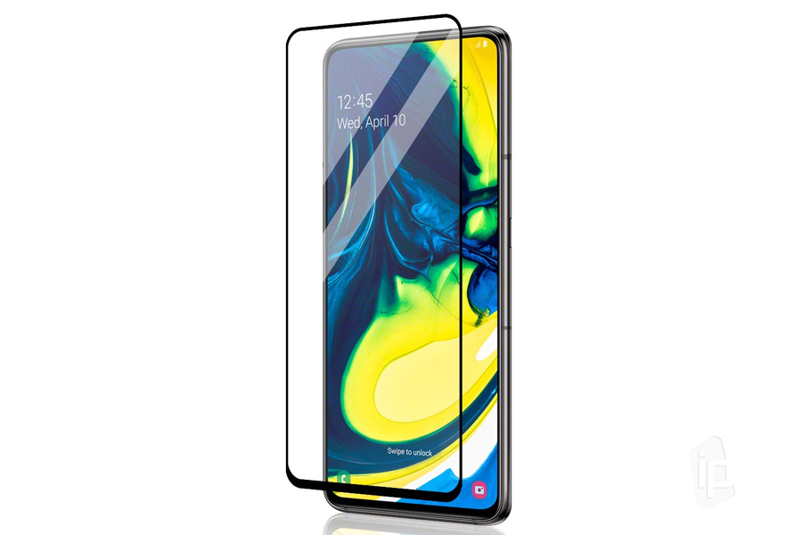 Ochranné sklo pro Samsung Galaxy A80 černé